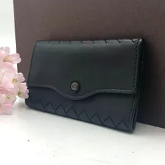 ボッテガヴェネタ キーケース 6連 イントレ 革 黒 鍵 FT269