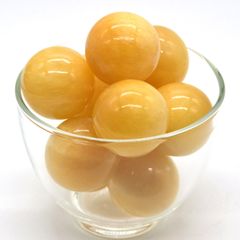 アラゴナイト　30ｍｍ丸玉　3個セット売り    ☆パワーストーン スフィア
