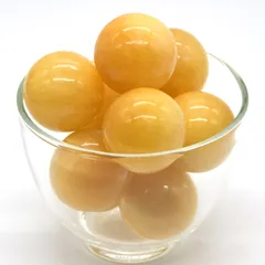 アラゴナイト　30ｍｍ丸玉　3個セット売り    ☆パワーストーン スフィア