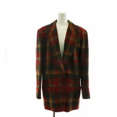 ペンドルトン PENDLETON 90s ヴィンテージ テーラードジャケット シングル ミドル 長袖 総裏地 ウール チェック柄 M 赤 レッド マルチカラー ■GY22 /MQのサムネイル