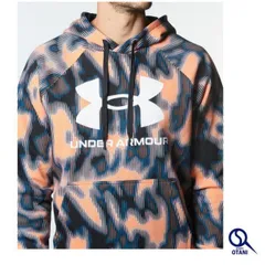 パーカー メンス アンダーアーマー 大きいサイズ UAライバルフリース ビッグロゴ フーディー 男性用 ルーズタイプ 1381331