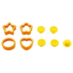 【10個セット】アンパンマン クッキー型（ぬき型4個・押し型4個入）