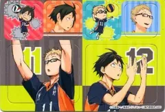 【中古】食玩 雑貨 月島蛍＆山口忠 ダイカットマグネット 「ハイキュー!! マグネットコレクションガムDX」 