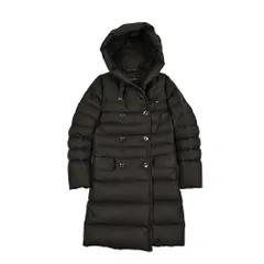 極美品MOORERムーレーダウンレディース38土日限定価格 MOORER ムーレー レディース PEGASO ファー ダウンブルゾン ブルー