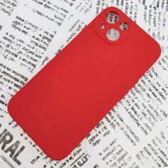 iPhone 14 シリコンケース (01) レッド
