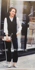 ★2025新作人気商品‼️★Bluefronce/ROBE ★春夏用★ サイドストライプ カジュアルパンツ ブラック　ウエストドローコード