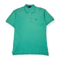 90s 00s Polo by Ralph Lauren ラルフローレン ワンポイント 鹿の子 半袖 ポロシャツ L/ミントグリーン メンズ オールド