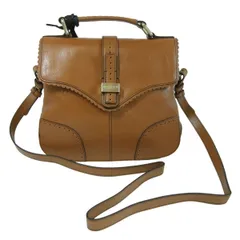 MODALU モダルー ＜訳あり・アウトレット＞ショルダーバッグ サッチェル（ブラウン） ML-28d