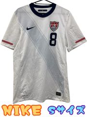 NIKE　メンズ　ユニフォーム風Tシャツ　サッカー　USA　アメリカ　米国　DEMPSEY　メッシュ　ホワイト　Sサイズ　U-437