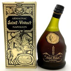 サン・ヴィヴァン ナポレオン アルマニャック グリーンボトル SAINT-VIVANT NAPOLEON ARMAGNAC 700ml 40% ブランデー 洋酒 古酒 未開栓