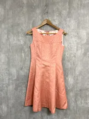 Forby OF FEMME フォービー オブ ファム 総柄 ノースリーブ パーティー 結婚式二次会 ドレス ワンピース sizeM/ピンク ■◆ レディース