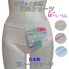 <在庫処分>【単品】サラッと快適安心ショーツ　総レースショーツ　失禁ショーツ　吸水ショーツ　尿漏れ　消臭