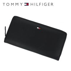 新品未使用】トミーヒルフィガー 長財布 ラウンドジップ 黒 TH 