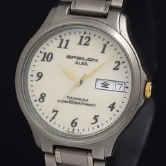 SEIKO ALBA EPSILON セイコー アルバ イプシロン 腕時計 1円〜◇SEIKO セイコー ALBA アルバ EPSILON イプシロン V732
