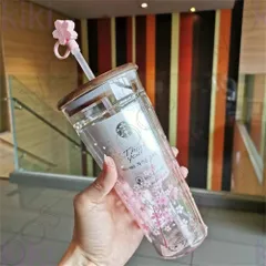 韓国スタバ　海外スターバックス　桜　さくら　ガラスティーポット　新品 韓国スターバックス桜2022 チャビードームタンブラー355ml