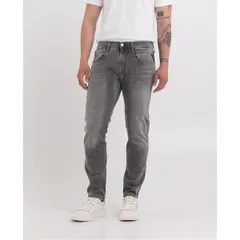 【送料無料】 リプレイ メンズ デニムパンツ ジーンズ ボトムス Hyperflex Anbass Slim Jeans Grey Wash 009