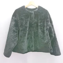 ◇ ⊇ Re:EDIT　リエディ ボア 長袖 ブルゾン サイズM ブラック レディース E  【1503050003681】