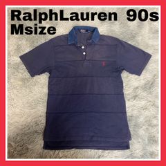 90s ポロスポ vintage ボーダーポロシャツ M ジョン・フルシアンテ