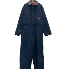 Dickies 中綿 長袖つなぎ W42 ネイビー ディッキーズ ワークウェア オールインワン 作業着 古着卸 アメリカ仕入 a612-7192