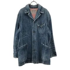 Levi's リーバイス 70802-03 レッドループ デニム カバーオール L Redloop デニムジャケット メンズ 古着