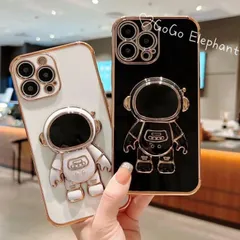 韓国♡人気急上昇 宇宙飛行士　グリップ付き　折り畳み式　iphone16 ケース