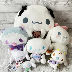 サンリオ シナモロール ぬいぐるみ 7点セット   グッズセット  マスコット 4