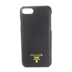 プラダ iPhone 8,/7ケース/手帳型 型押し サフィアノレザ ー　黒 大人気！！プラダスーパーコピー サフィアーノレザー 手帳型