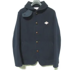 ⭐️美品 ダントン ウールモッサ 丸襟 ジャケット　 サイズ42 ネイビー 紺 楽天市場】danton ウールモッサ ノーカラーの通販