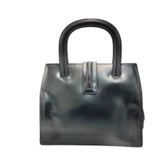 【真贋判定済】GUCCI グッチ ハンドバッグ  ブラック レディースバッグ B0323AFJ52