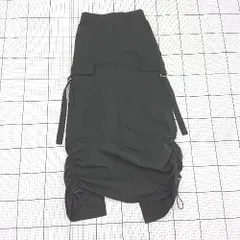◇ ⊂ laumeomi ドロスト ロング タイト スカート サイズＭ ブラック系 レディース E  【1508060012265】