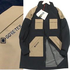 定3.9万 新品 MERRELL メレル 防水 透湿 防風 GORE-TEX CARGO POCKET ゴアテックス カーゴポケット ロングジャケット ロングコート ブラック アウトドアウェア
