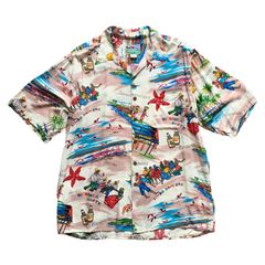 パタゴニア パタロハ 2008年製 サーファー 亀 総柄アロハシャツ S