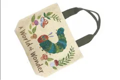 アイ 【送料無料】【はらぺこあおむし】ゴブラン織りワイドトート【きのこ】【エリックカール】【はらぺこ】【ロングセラー】【絵本】【キャラ】【かばん】【バッグ】【カバン】【鞄】【トート】【収納】【アウトドア】【お出かけ】【雑貨】【グッズ】【かわいい】