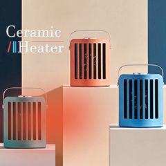ファンヒーター電気 暖房 エアコン セラミックヒーター トイレ加熱 コンパクト 速暖 ミニ 即暖 オフィス 足元 リビング 寝室 小型暖房機 電気ストーブ 静音 コロナ対策 950W 省エネ 家庭 静か クリスマス 冬用品 首振り機能付き 色ランダーム発送
