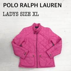 194〓 POLO RALPH LAUREN ポロラルフローレン 中綿ジャケット レディース サイズXL ピンク アウター 上着 ブルゾン ジャンパー キルティング