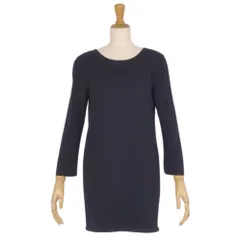 【美品】フォクシー ニットワンピースドレス リリーフレア ひざ下丈 長袖 黒 美品】フォクシー ニットワンピースドレス リリーフレア ひざ下丈 長袖