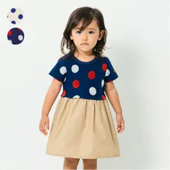 moujonjon ドット柄ワンピース　M44301