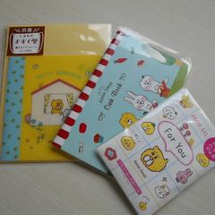 【今井杏】3点セット　・抗菌マスクケース付カード（G-7647）・キャッシュブック（HK-6725）・ポチジェル（PG-7634）