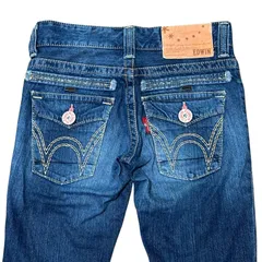 EDWIN 422XVL ストレートデニム レディースXS エドウィン