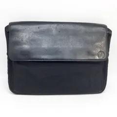 9271 dunhill ダンヒル セカンドバッグ クラッチバッグ レザー×ナイロン ブラック 黒 フランス製