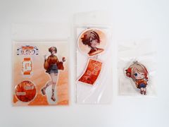 3点セット バーチャルYouTuber ななしいんく 橙里セイ アクリルスタンド・アクリルキーホルダー ななし夏祭り2023
