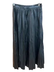 RE211 SHIPS  シップス　合皮　プリーツスカート　ブラック　レディース　サイズS