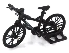 【中古】ミニカー ロードバイクE(フルメタルブラック) 「ミニバイク2」 組立式