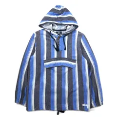 STUSSY Pullover ANORAK メキシカンパーカー ストライプ - メルカリ