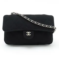 希少　美品　シャネル クラッチバッグ ココマーク マトラッセ 紺　ジャージ素材 CHANEL - シャネル クラッチバッグ マトラッセ ココマーク