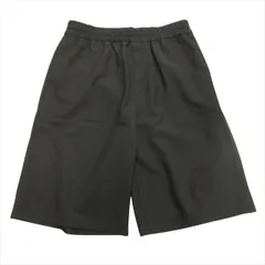アクネ ストゥディオズ Acne Studios RYDER BERMUDA PUS15 ウール モヘヤ ワイド ショート ハーフ パンツ イージー 52 黒 ブラック メンズのサムネイル