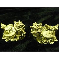 【開運風水グッズ】ミニサイズ 龍亀(ロングイ)