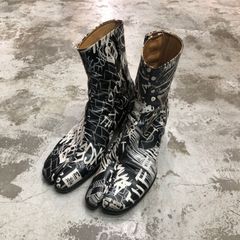 大幅お値下げ！Maison Margiela グラフィティブーツ MAISON MARGIELA(メゾンマルジェラ) Graffiti Tabi boots 落書き