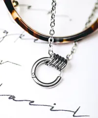 ネックレス メンズ チェーン モチーフ ペンダント クロス 十字架 リング 安全ピン【モチーフチェーンネックレスA】メンズネックレス チェーンネックレス メンズアクセ あずきチェーン ベネチアンチェーン シルバーアクセ おしゃれ aa-2503