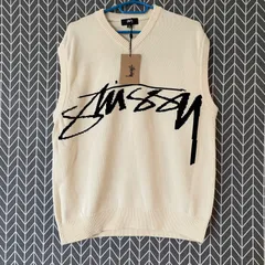 2024年最新】stussy sweater vestの人気アイテム - メルカリ